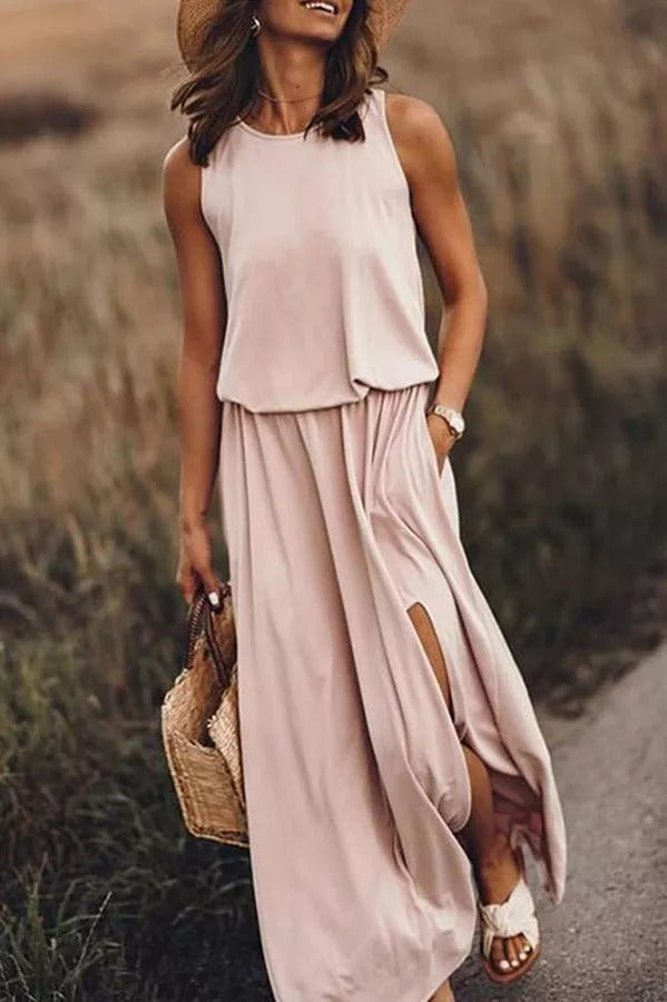 Giselle | Loose Fit Slit Maxi Dress™