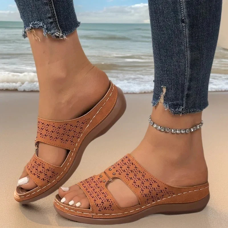 Ravena | Orthopedic Roman Slip-On Sandals™